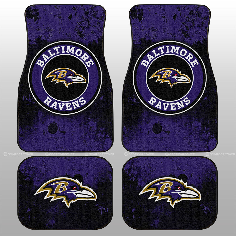 Baltimore Ravens Car Floor Mats Custom Car Accessories - Gearcarcover - 1