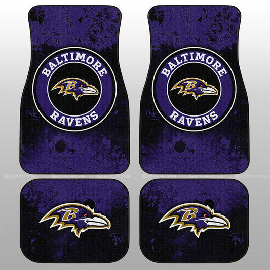 Baltimore Ravens Car Floor Mats Custom Car Accessories - Gearcarcover - 1