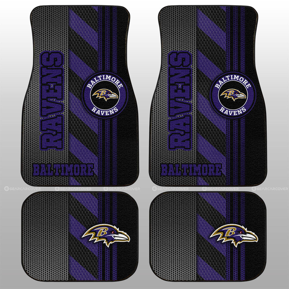 Baltimore Ravens Car Floor Mats Custom Car Accessories - Gearcarcover - 1