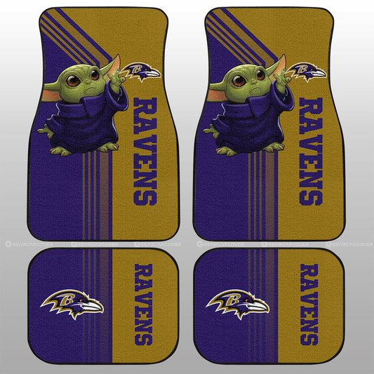 Baltimore Ravens Car Floor Mats Custom Car Accessories - Gearcarcover - 1