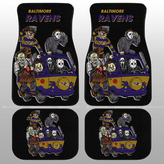 Baltimore Ravens Car Floor Mats Custom Car Accessories - Gearcarcover - 1
