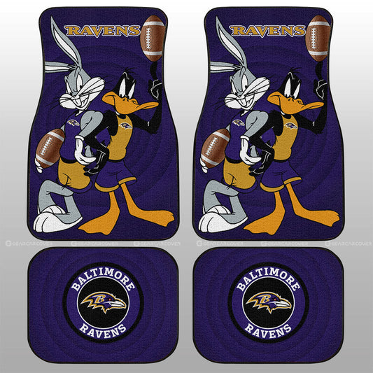 Baltimore Ravens Car Floor Mats Custom Car Accessories - Gearcarcover - 1