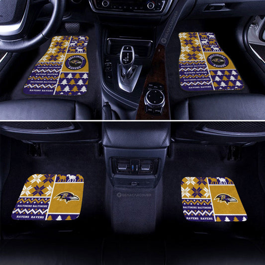 Baltimore Ravens Car Floor Mats Custom Ugly Style Car Accessories - Gearcarcover - 2