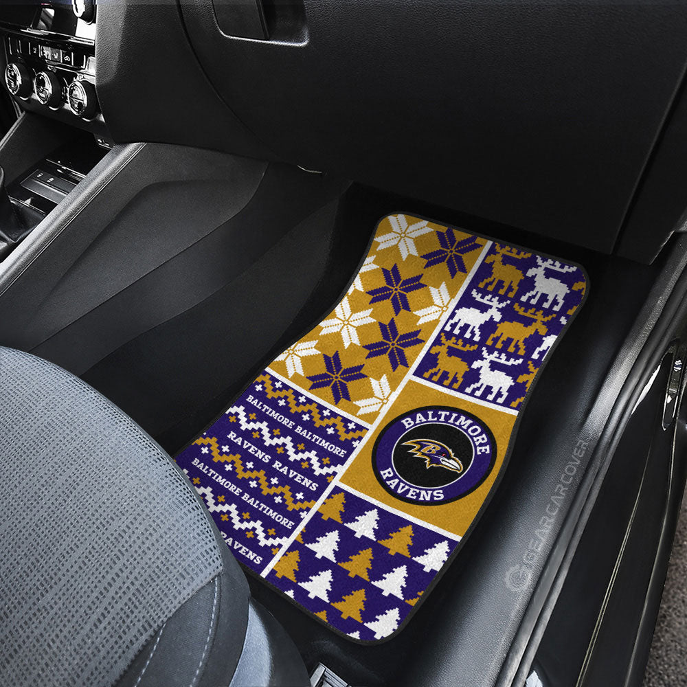 Baltimore Ravens Car Floor Mats Custom Ugly Style Car Accessories - Gearcarcover - 3