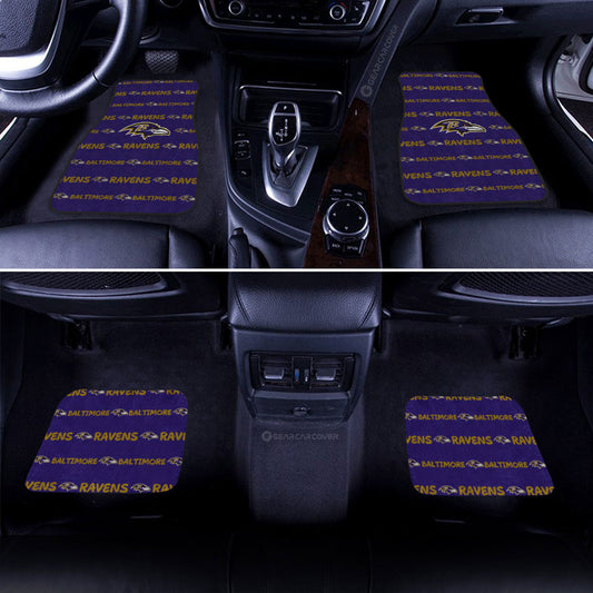 Baltimore Ravens Car Floor Mats Sporty Team Collection - Gearcarcover - 2