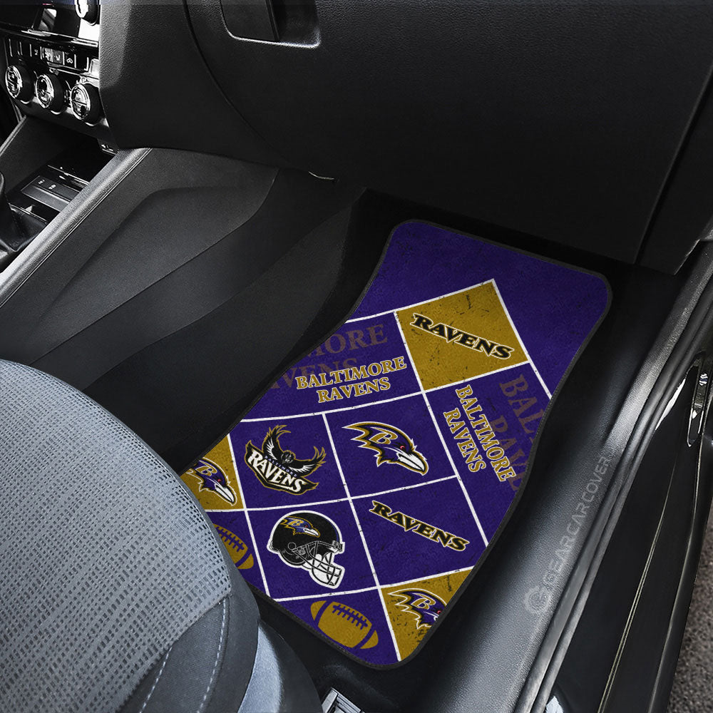 Baltimore Ravens Car Floor Mats Sporty Team Collection - Gearcarcover - 3