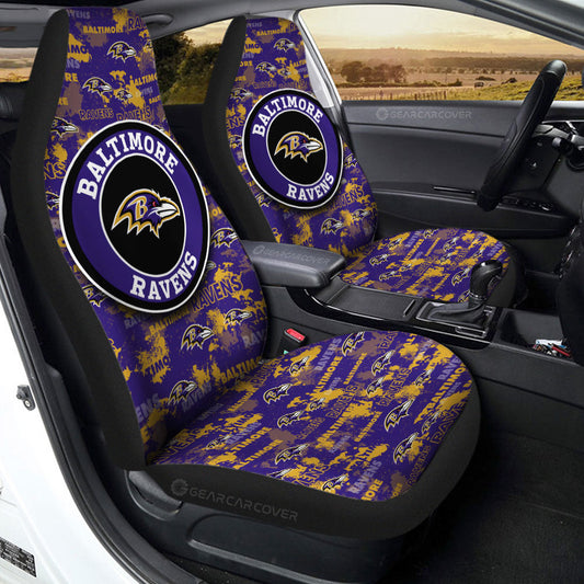 Baltimore Ravens Car Seat Covers Custom Car Accessories - Gearcarcover - 2