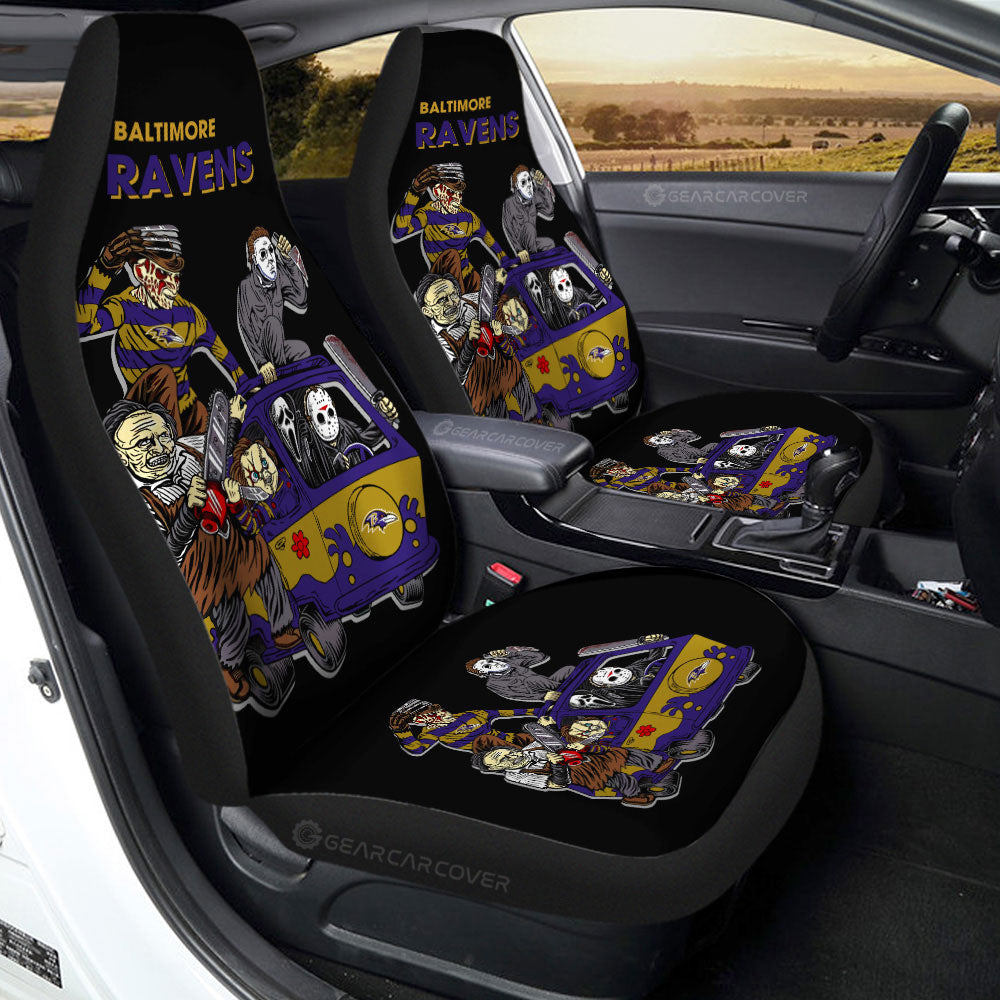 Baltimore Ravens Car Seat Covers Custom Car Accessories - Gearcarcover - 2