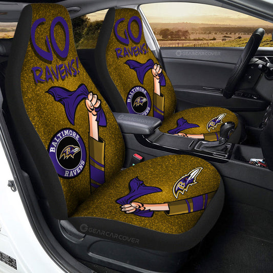 Baltimore Ravens Car Seat Covers Custom Car Accessories - Gearcarcover - 2