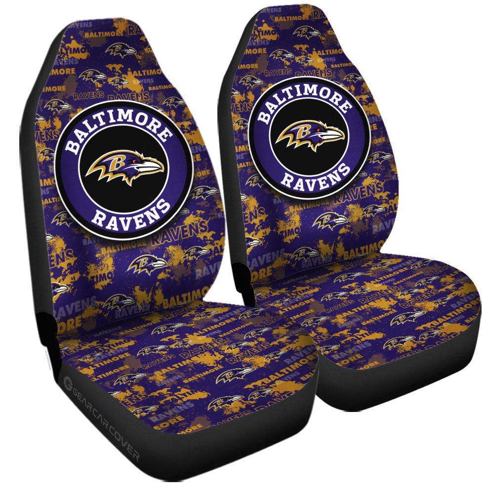 Baltimore Ravens Car Seat Covers Custom Car Accessories - Gearcarcover - 3