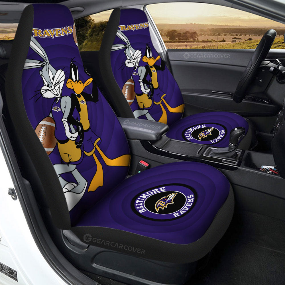 Baltimore Ravens Car Seat Covers Custom Car Accessories - Gearcarcover - 2