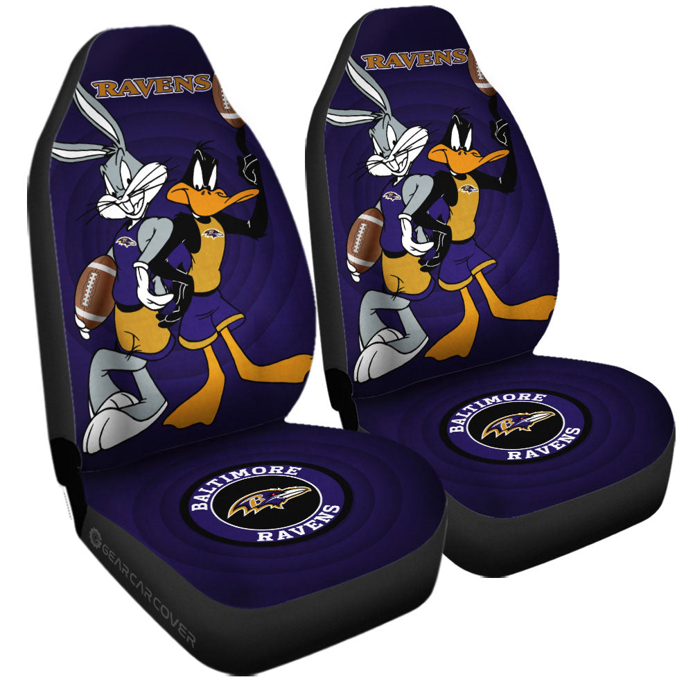 Baltimore Ravens Car Seat Covers Custom Car Accessories - Gearcarcover - 3