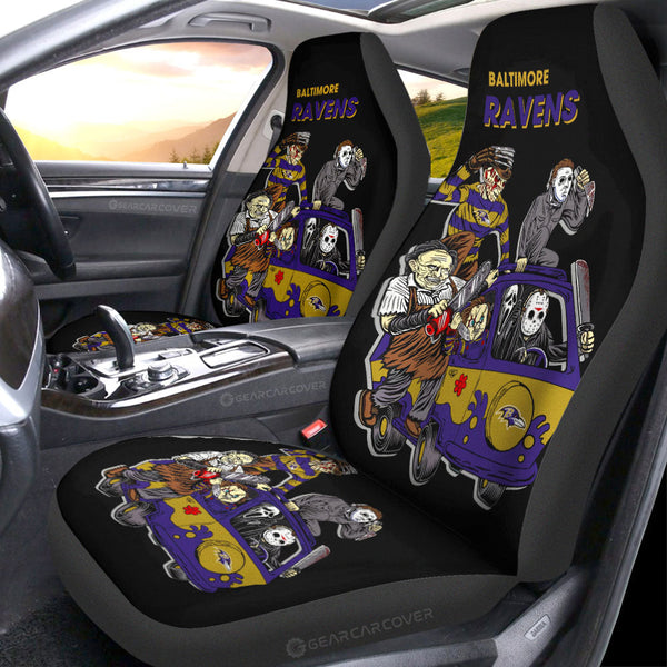 Baltimore ravens seat covers discount