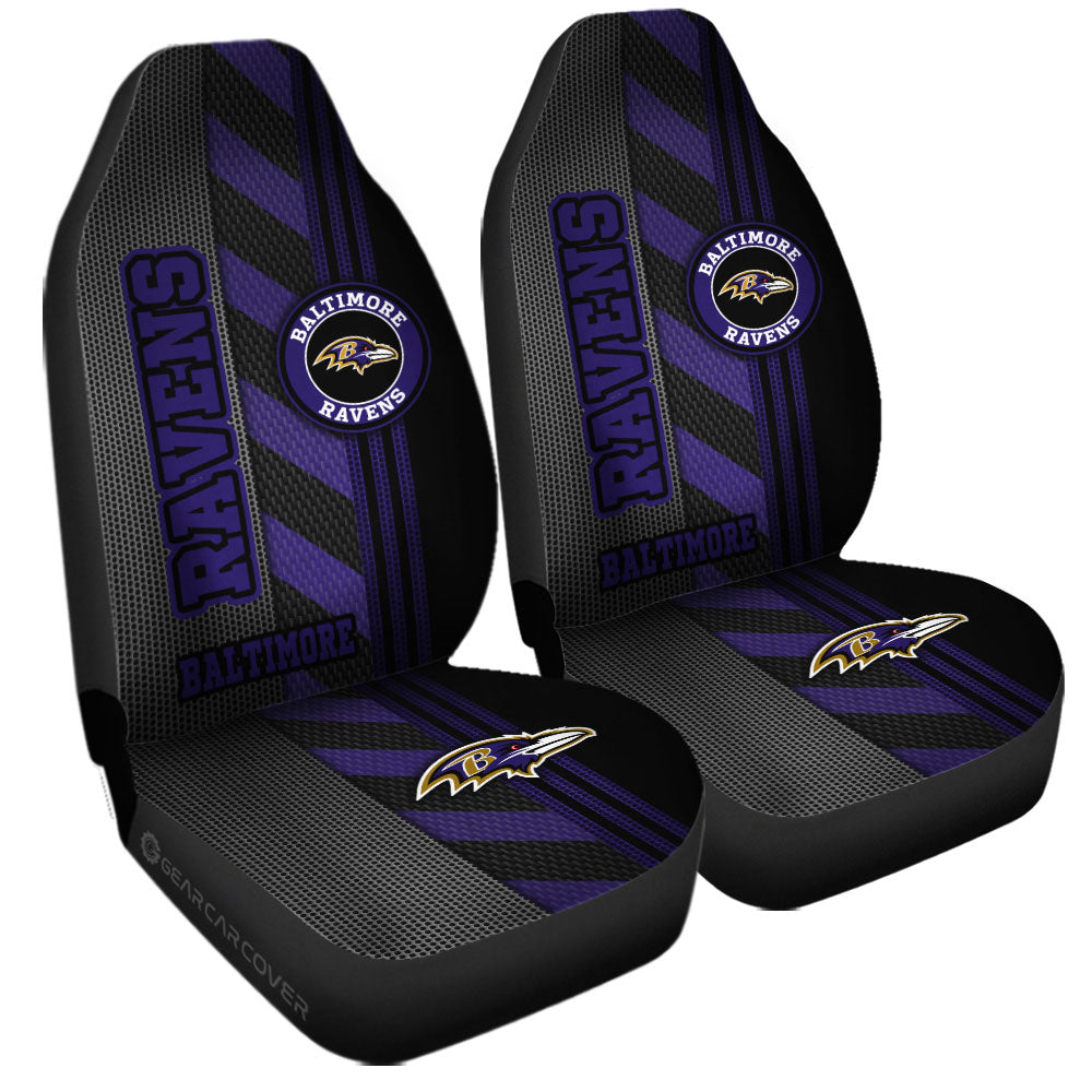 Baltimore Ravens Car Seat Covers Custom Car Accessories - Gearcarcover - 3