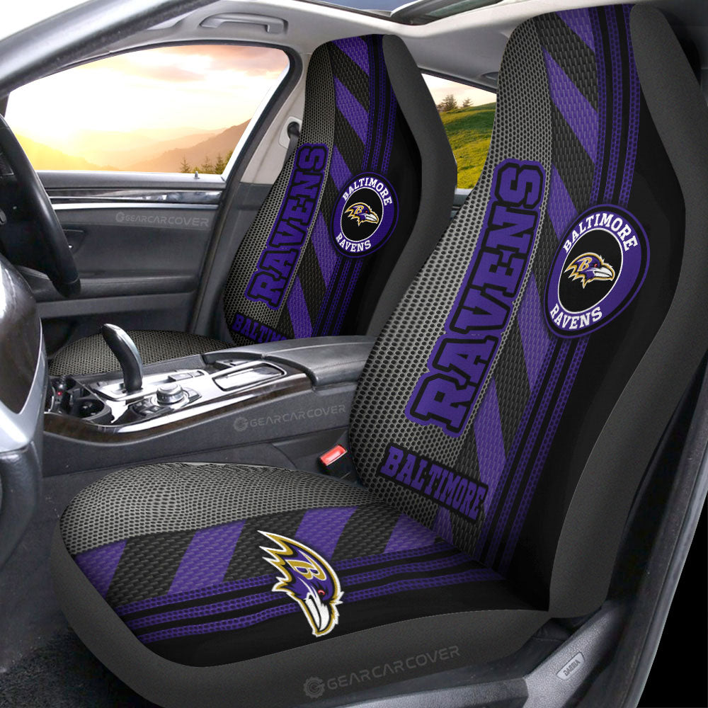 Baltimore Ravens Car Seat Covers Custom Car Accessories - Gearcarcover - 1