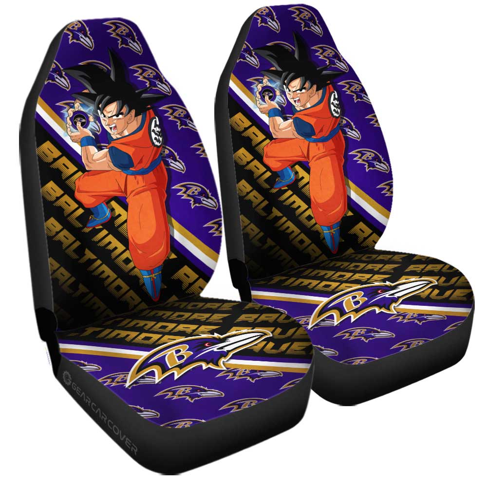 Baltimore Ravens Car Seat Covers Goku Car Accessories For Fans - Gearcarcover - 3