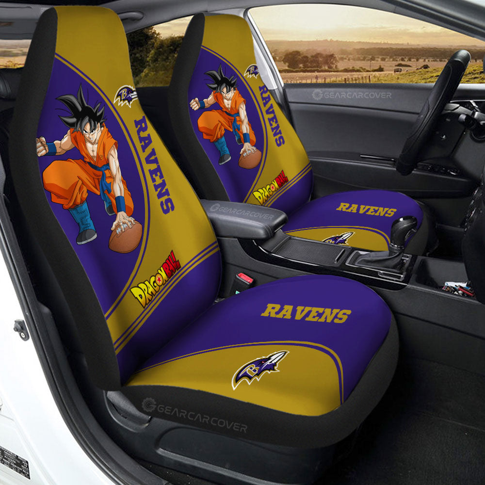 Baltimore Ravens Car Seat Covers Goku Car Accessories For Fans - Gearcarcover - 2