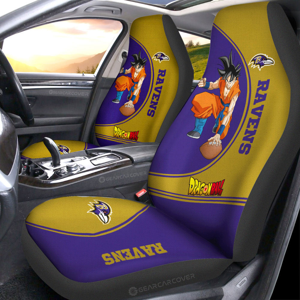 Baltimore Ravens Car Seat Covers Goku Car Accessories For Fans - Gearcarcover - 1