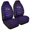 Baltimore Ravens Car Seat Covers Sporty Team Collection - Gearcarcover - 3