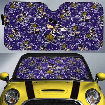 Baltimore Ravens Car Sunshade Cartoon Theme Collection - Gearcarcover - 1
