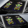 Baltimore Ravens Car Sunshade Custom Car Accessories For Fan - Gearcarcover - 2