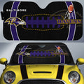 Baltimore Ravens Car Sunshade Custom Car Accessories - Gearcarcover - 1