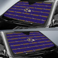 Baltimore Ravens Car Sunshade Sporty Team Collection - Gearcarcover - 2