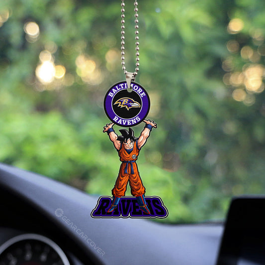Baltimore Ravens Ornament Goku Car Accessories - Gearcarcover - 2