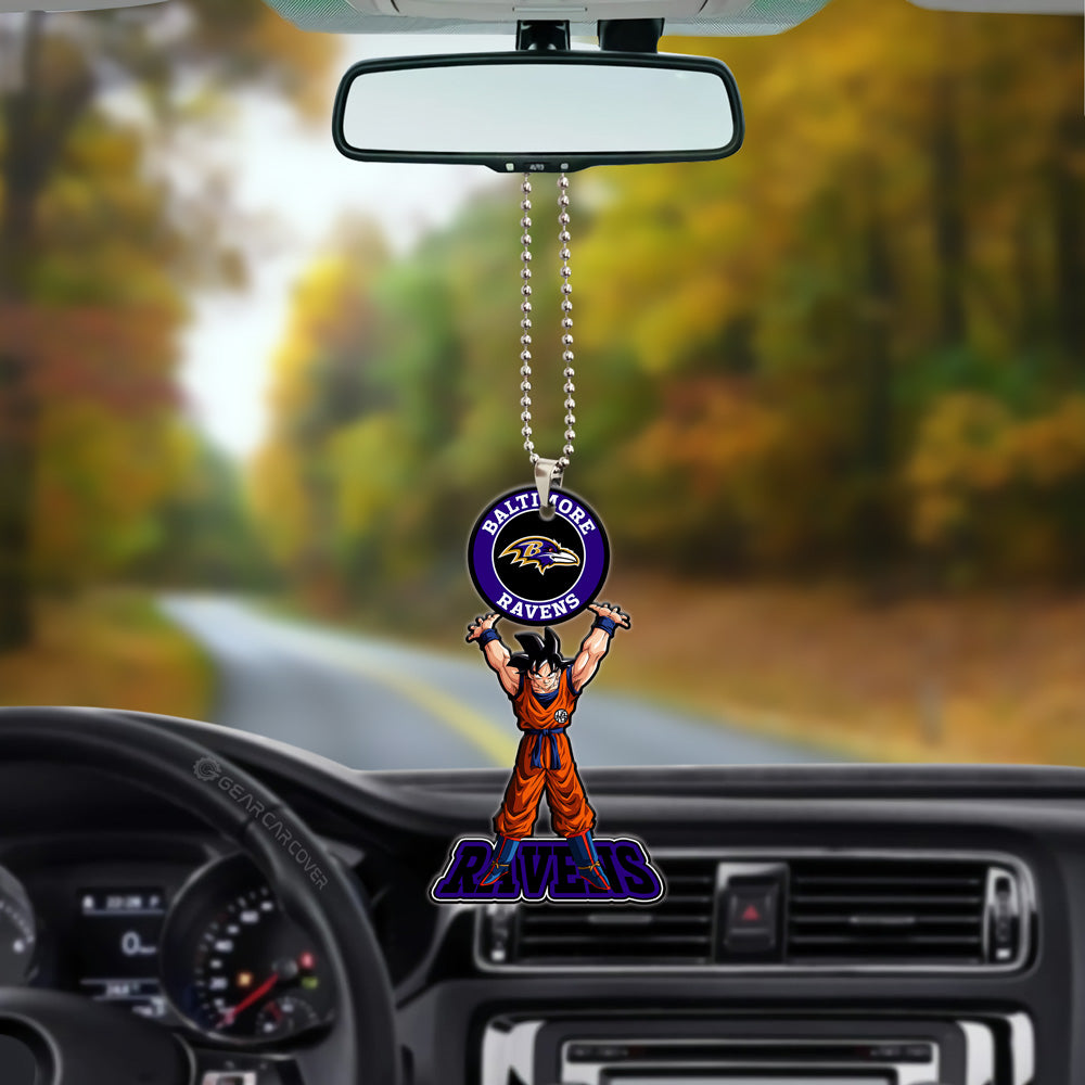 Baltimore Ravens Ornament Goku Car Accessories - Gearcarcover - 3