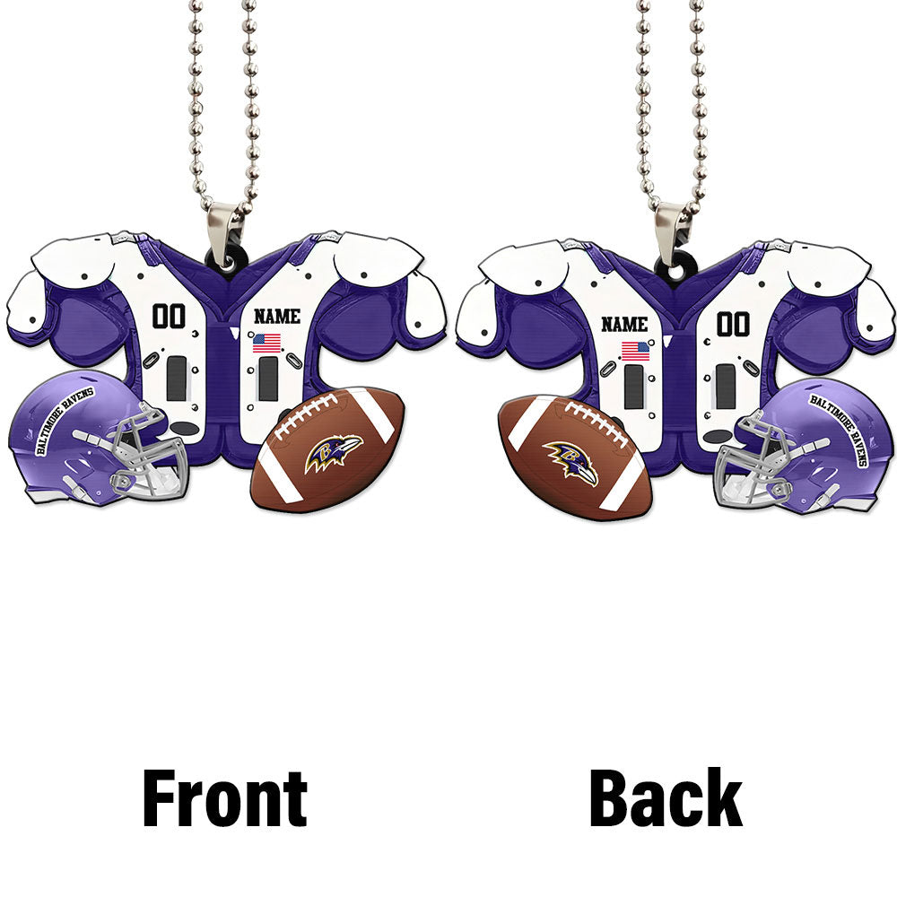Baltimore Ravens Ornament Personalized Uniforms Collection - Gearcarcover - 4