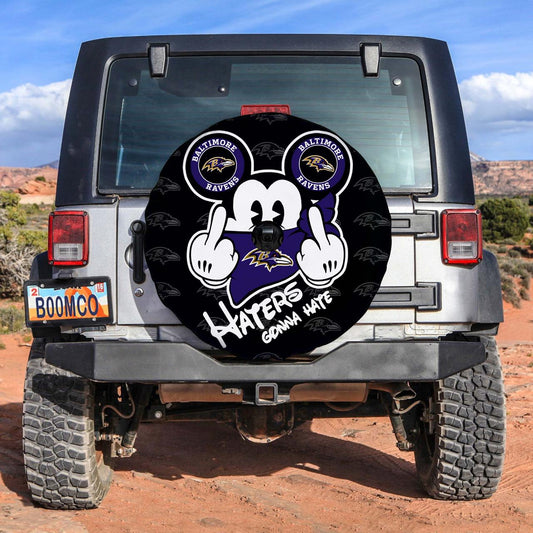 Baltimore Ravens Spare Tire Covers Camera Hole - Gearcarcover - 2