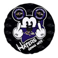 Baltimore Ravens Spare Tire Covers Camera Hole - Gearcarcover - 4