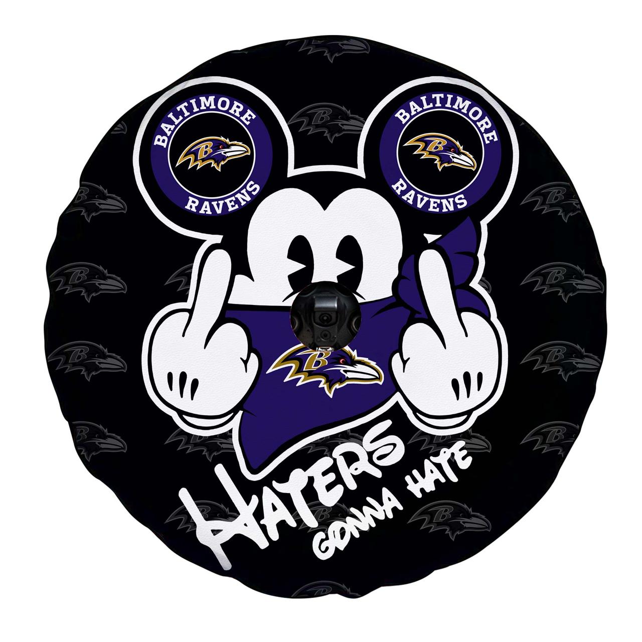 Baltimore Ravens Spare Tire Covers Camera Hole - Gearcarcover - 4