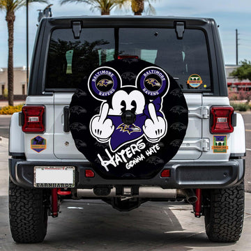 Baltimore Ravens Spare Tire Covers Camera Hole - Gearcarcover - 1