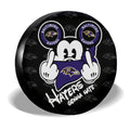Baltimore Ravens Spare Tire Covers Custom Car Accessories - Gearcarcover - 3