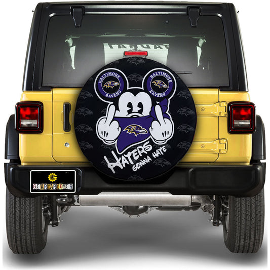 Baltimore Ravens Spare Tire Covers Custom Car Accessories - Gearcarcover - 1