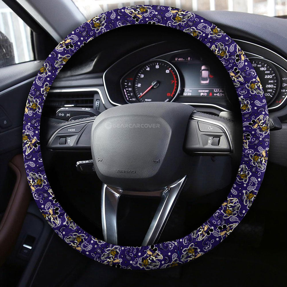 Baltimore Ravens Steering Wheel Cover Cartoon Theme Collection - Gearcarcover - 4