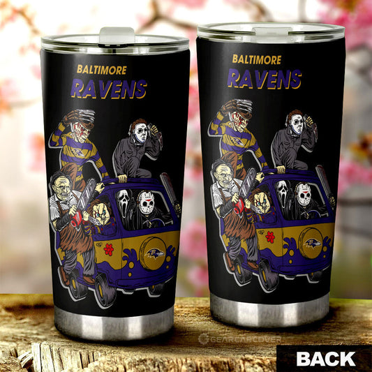 Baltimore Ravens Tumbler Cup Custom Car Accessories - Gearcarcover - 2