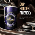 Baltimore Ravens Tumbler Cup Custom Car Accessories - Gearcarcover - 3