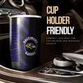 Baltimore Ravens Tumbler Cup Custom Car Accessories - Gearcarcover - 3