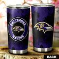 Baltimore Ravens Tumbler Cup Custom Car Accessories - Gearcarcover - 1