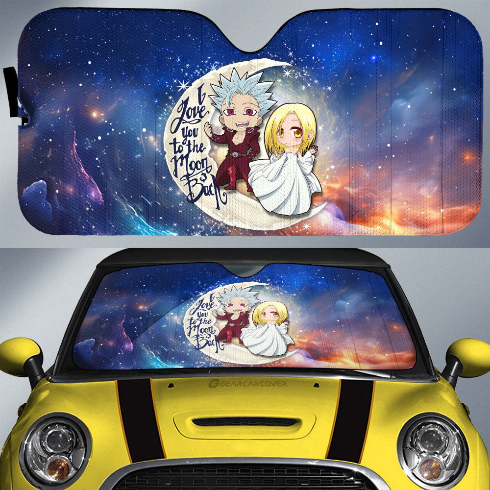 Ban And Elaine Car Sunshade Custom Car Accessories - Gearcarcover - 1