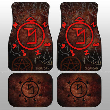 Banishing Sigils Car Floor Mats Custom Supernatural Car Accessories - Gearcarcover - 1