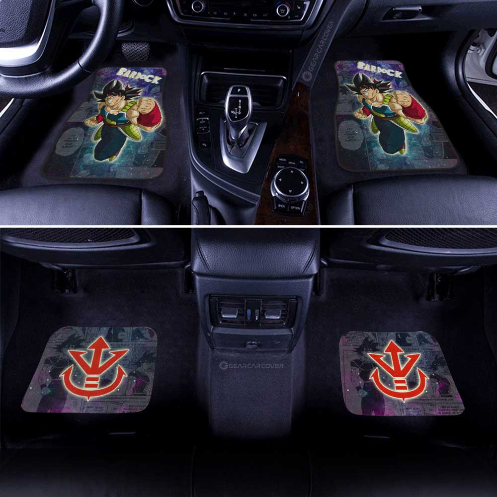 Bardock Car Floor Mats Custom Car Accessories Manga Galaxy Style - Gearcarcover - 3