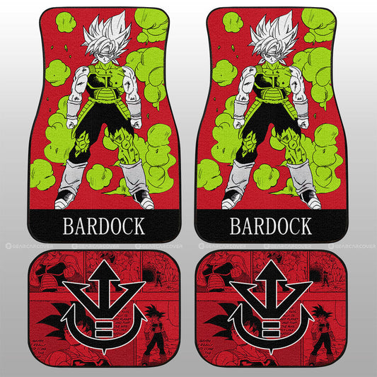 Bardock Car Floor Mats Custom Manga Color Style - Gearcarcover - 2