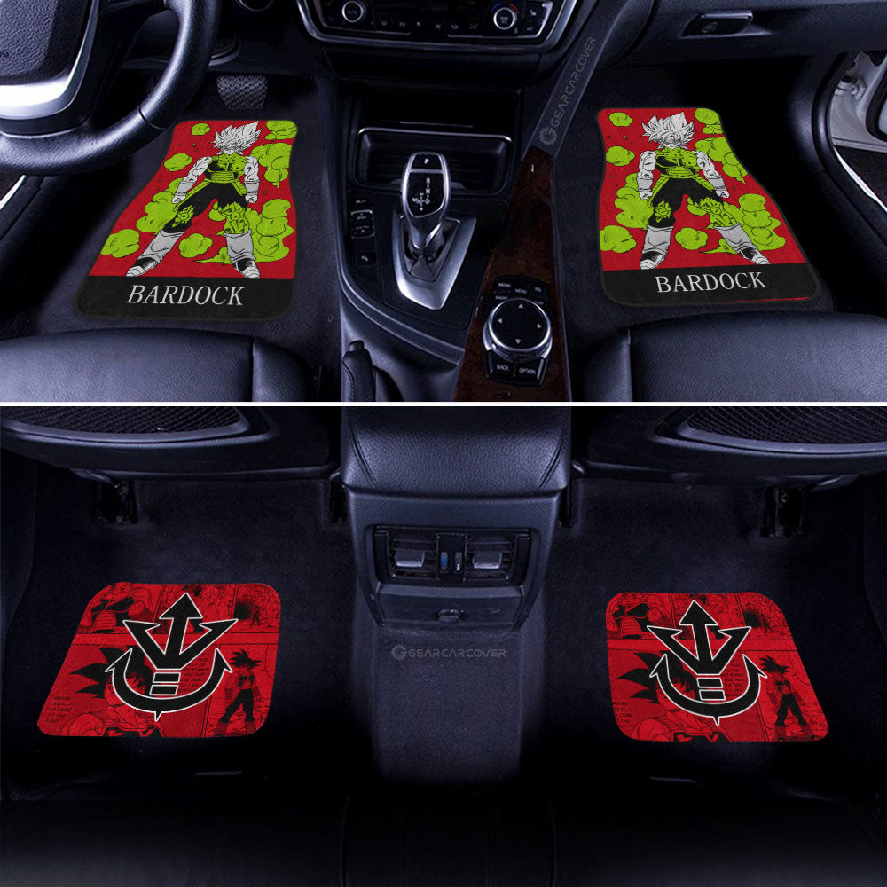 Bardock Car Floor Mats Custom Manga Color Style - Gearcarcover - 3