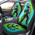 Bardock Car Seat Covers Custom Anime Car Accessories - Gearcarcover - 1