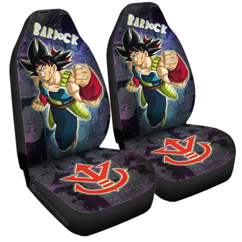 Bardock Car Seat Covers Custom Car Accessories Manga Galaxy Style - Gearcarcover - 3