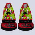 Bardock Car Seat Covers Custom Manga Color Style - Gearcarcover - 4