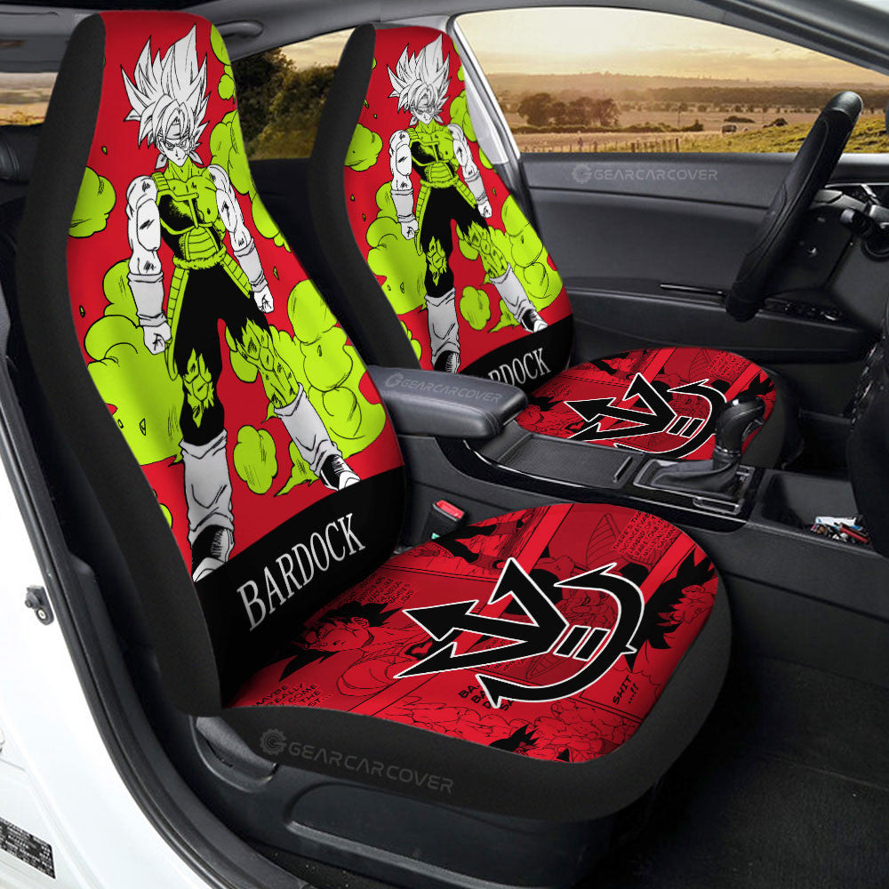 Bardock Car Seat Covers Custom Manga Color Style - Gearcarcover - 1